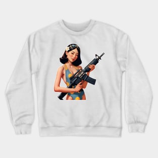 Pinup Girl Crewneck Sweatshirt